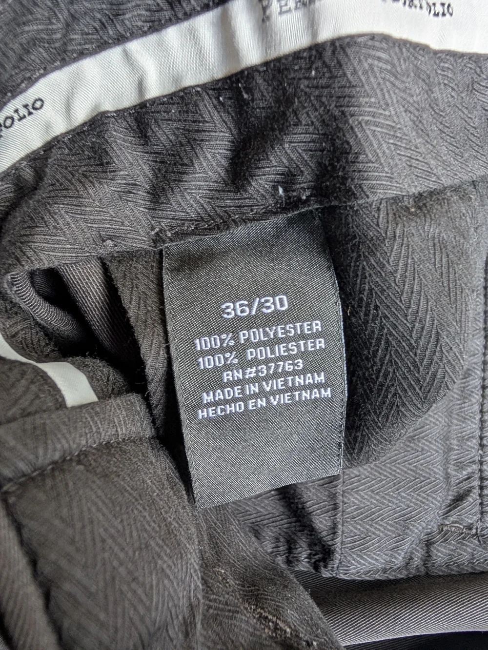 Men's Dress Pants in Dark Gray